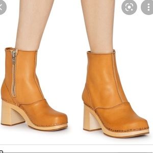 Swedish Hasbeens 60s Boots Cognac